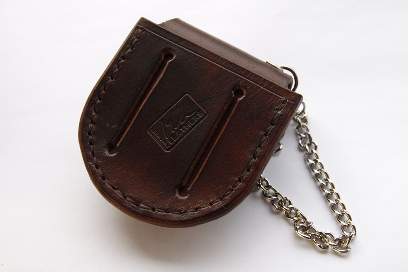 Leather pocket watch online belt holster